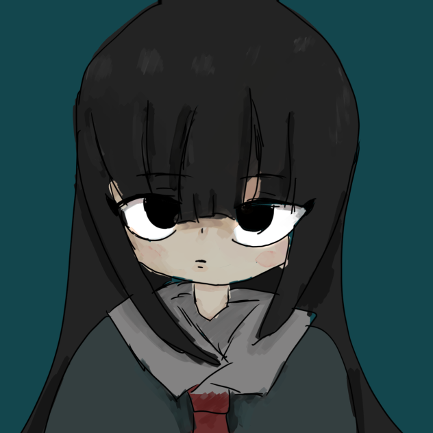 見つめる少女