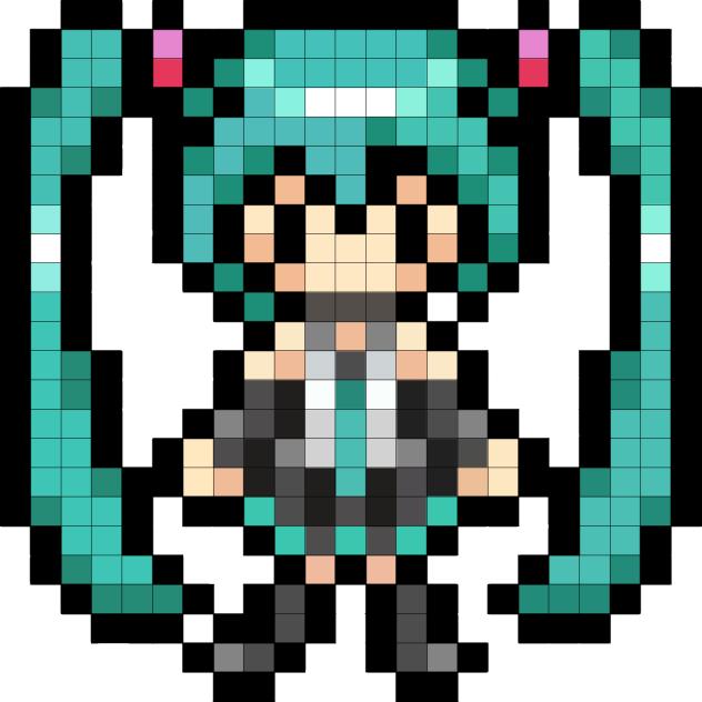 Miku pixle art
