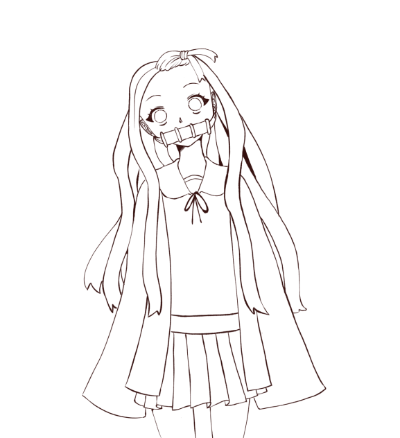 Nezuko-Chan (no colors)