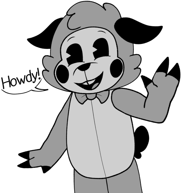 Stuffy - My BATIM oc - Colored 2