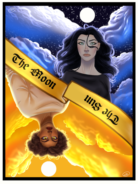 sun and moon card