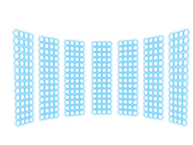 lighting background blue