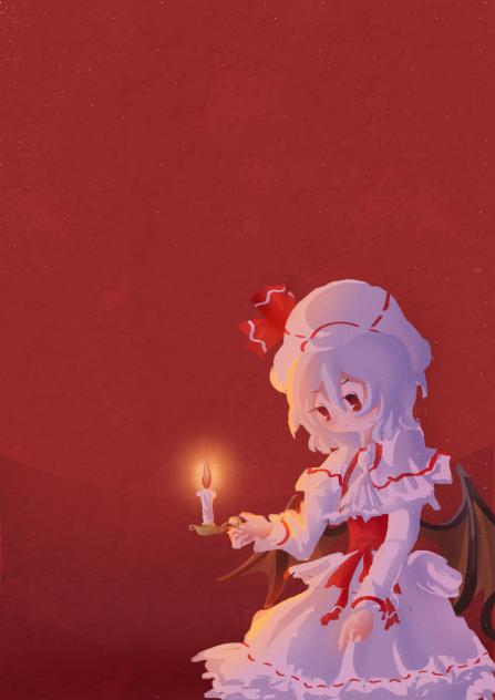 ろうそくとレミィ
