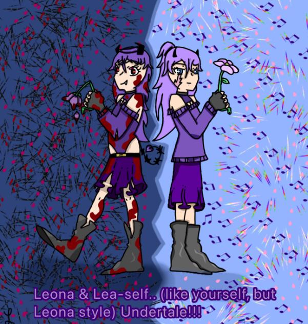 Leona & Lea-self (undertale)
