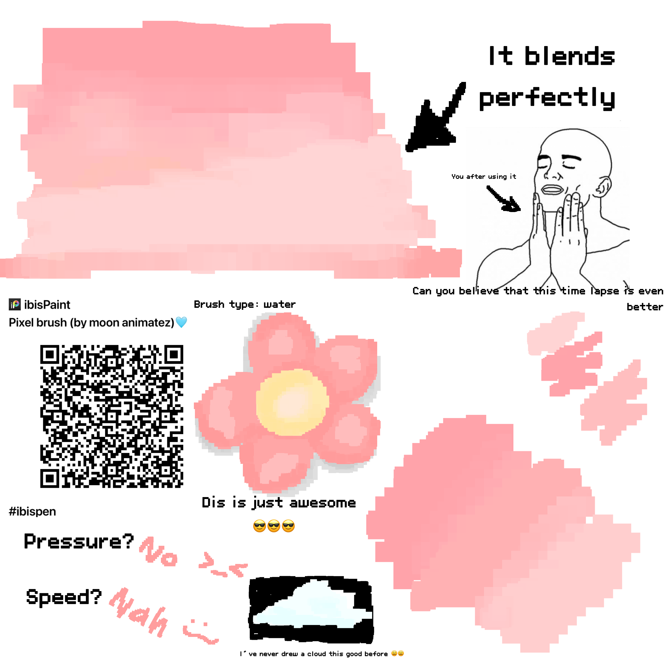 Pixel brush🩵 my Holly grail - ibisPaint