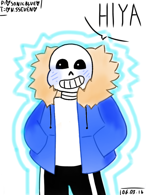 drawing sans from UNDERTALE - ibisPaint