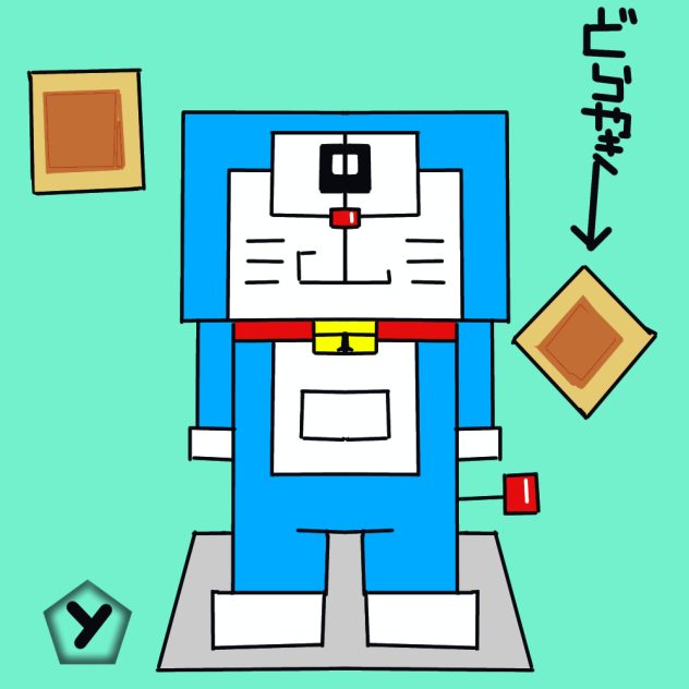 四角いドラえもん
