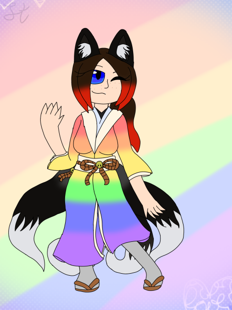 me as a kitsune