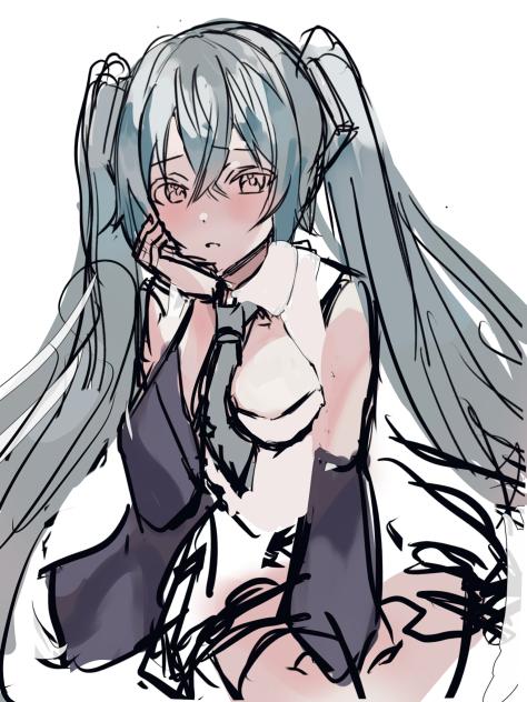 ミク構図練習