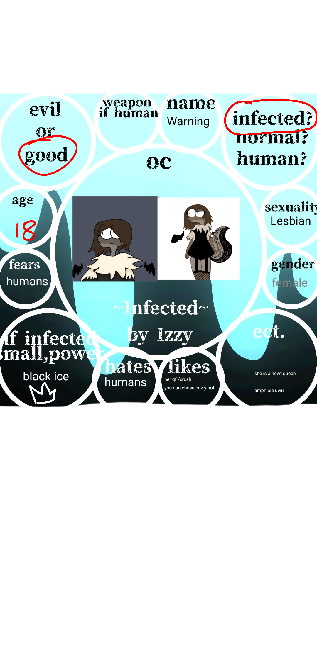 sheet for izzy (infected ) - ibisPaint