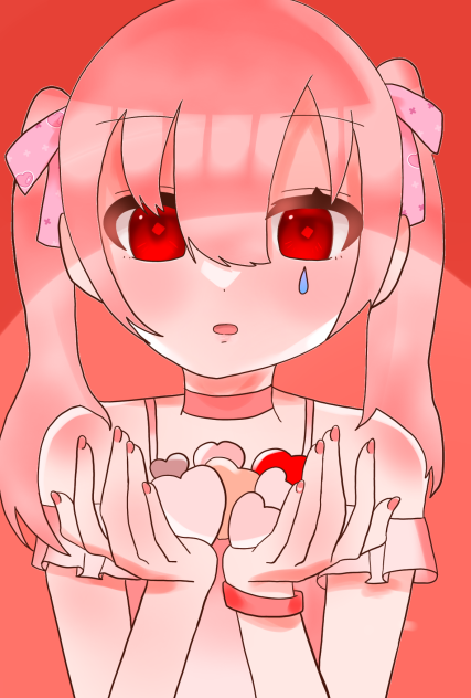 ピンクの子