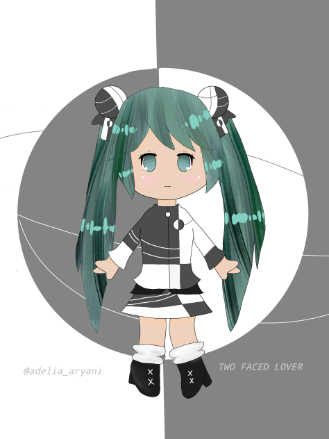 Hatsune Miku⚫⚪