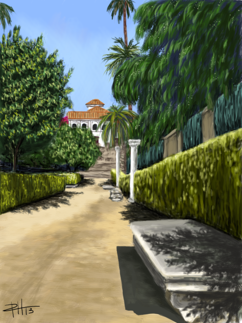 Jardín del Alcazar de Sevilla
