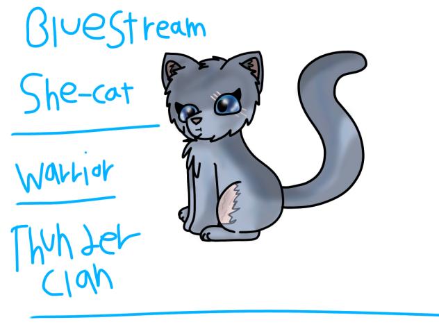 Warrior Cats. BlueStream.