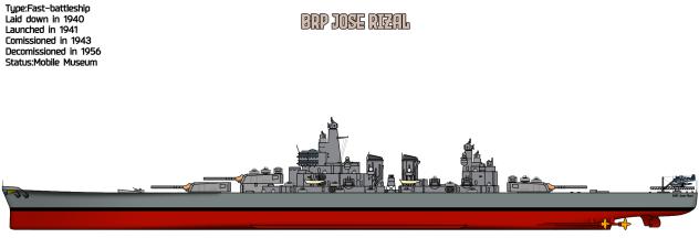 BRP Jose Rizal (1942) (Redesigned)