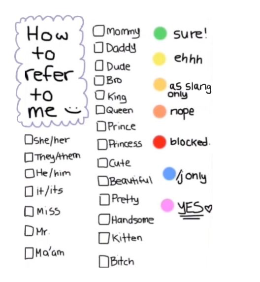 Pronouns (Blank)