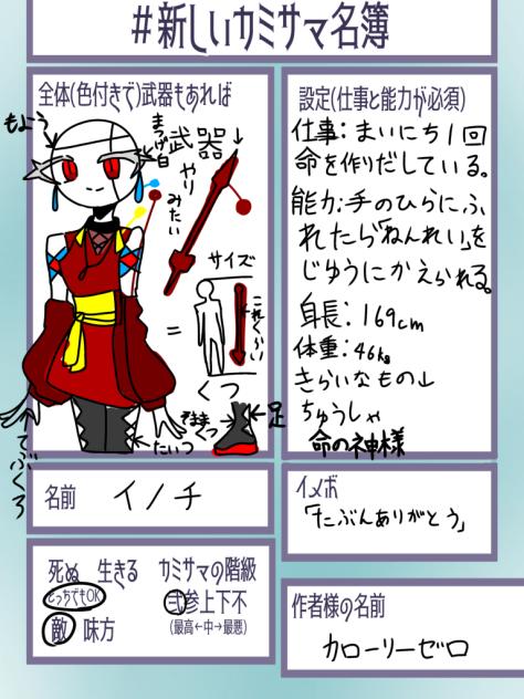 キャラ募