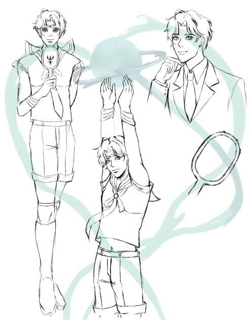 Diseño sailor neptune genderben