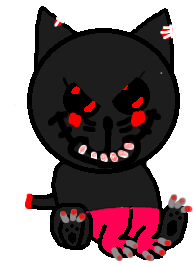 Ortinsea the cat (creepy version)