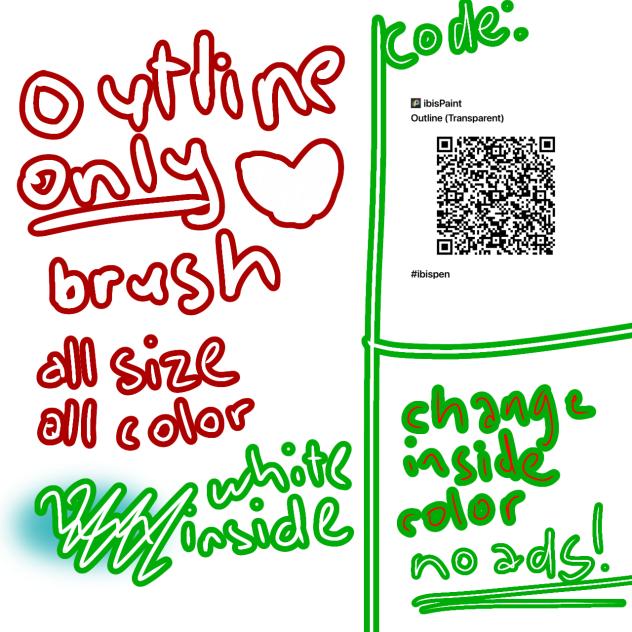 outline only brush! - ibisPaint