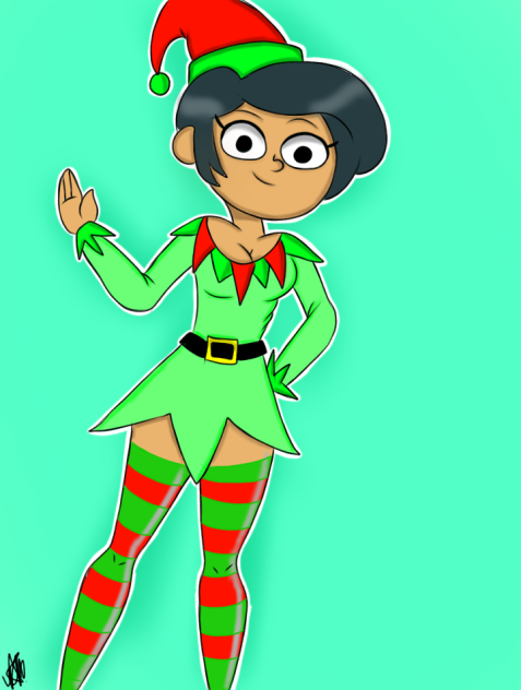Marcy Christmas helper 🎄🎄🎄🐸🐸🐸