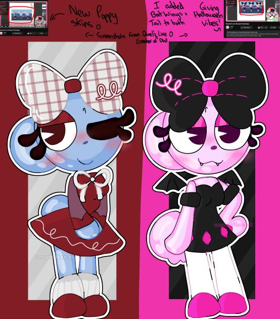 poppy's upcoming skins!!