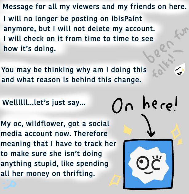 An announcement that I have to make.