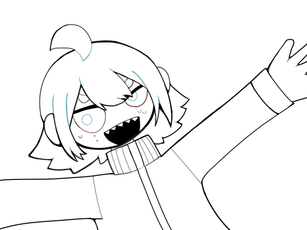 混沌ブギ__ほとけ線画