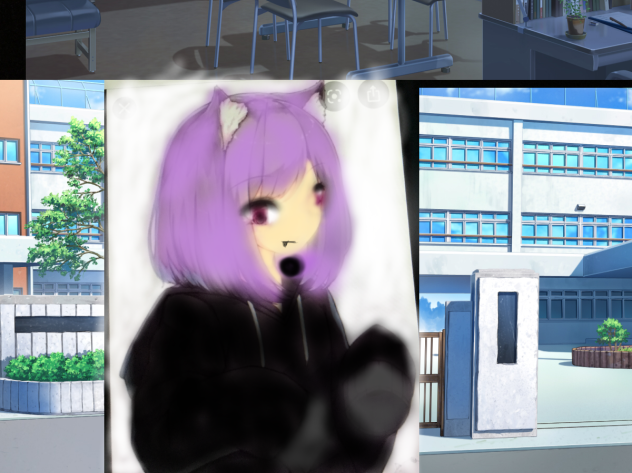 Omega’s first day of school - ibisPaint