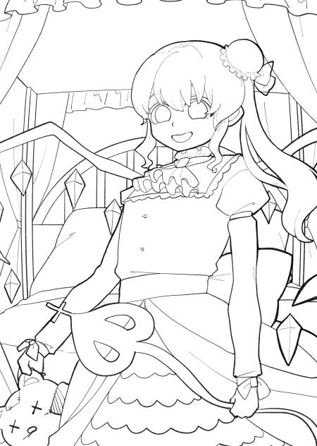 フランちゃん　線画