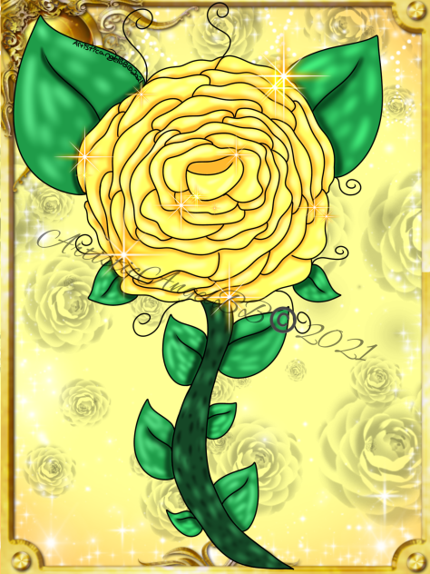 Elegant Yellow Rose