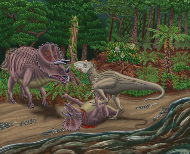 Nanotyrannus Lancensis Eating