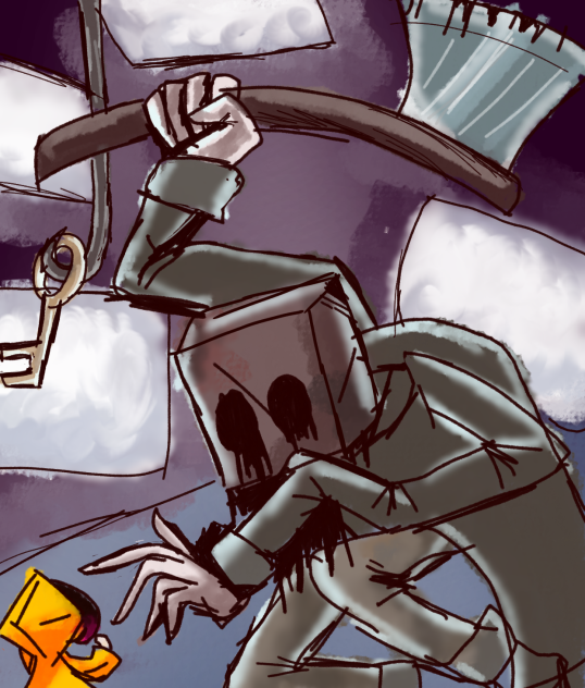 little nightmares comic panel
