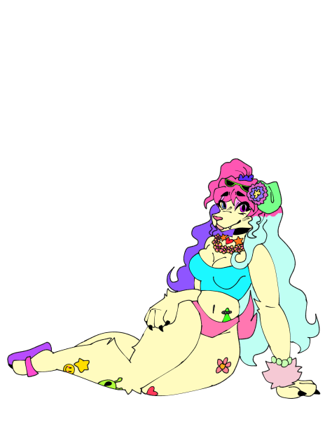 Wip Of pretty dog lady