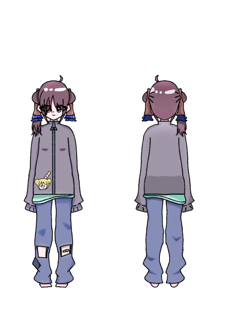 副代理ちゃん　立ち絵　色付き！