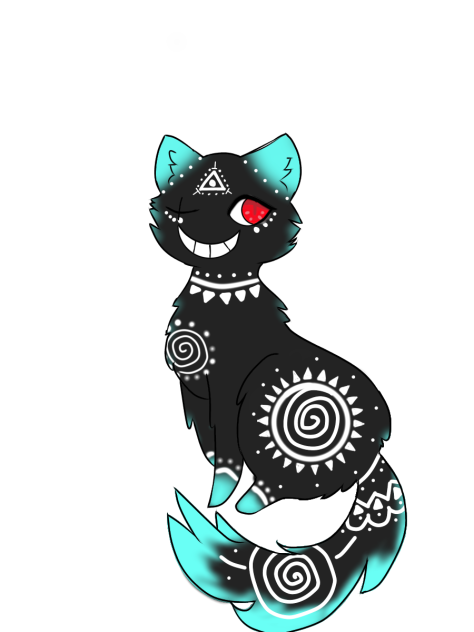 mysterious kitty cat - ibisPaint