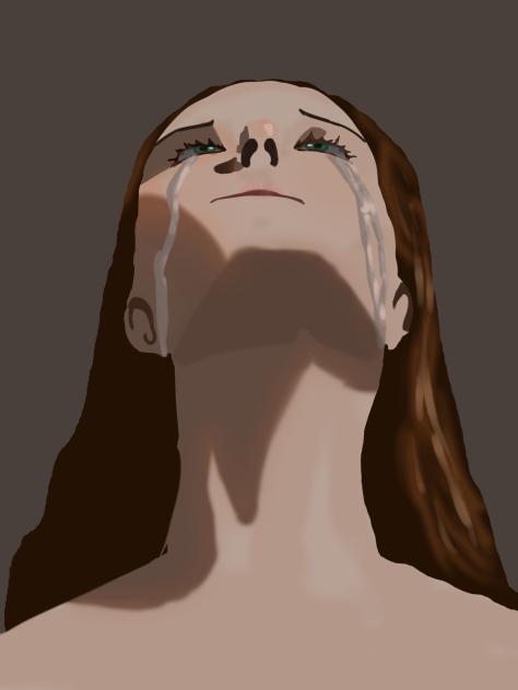 crying girl - ibisPaint