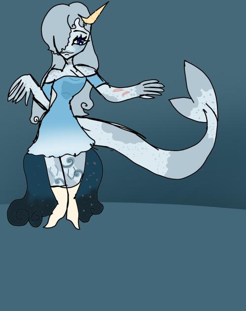 Narwhal 🐋 aka clarea my oc
