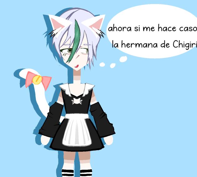Otoya en traje de Maid