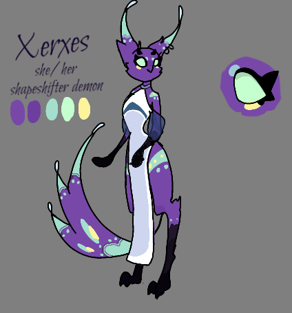 Demon oc initial design - ibisPaint