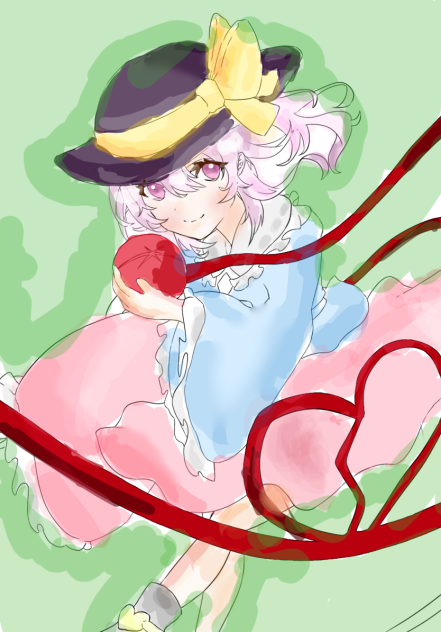 こいし(東方)(線画)