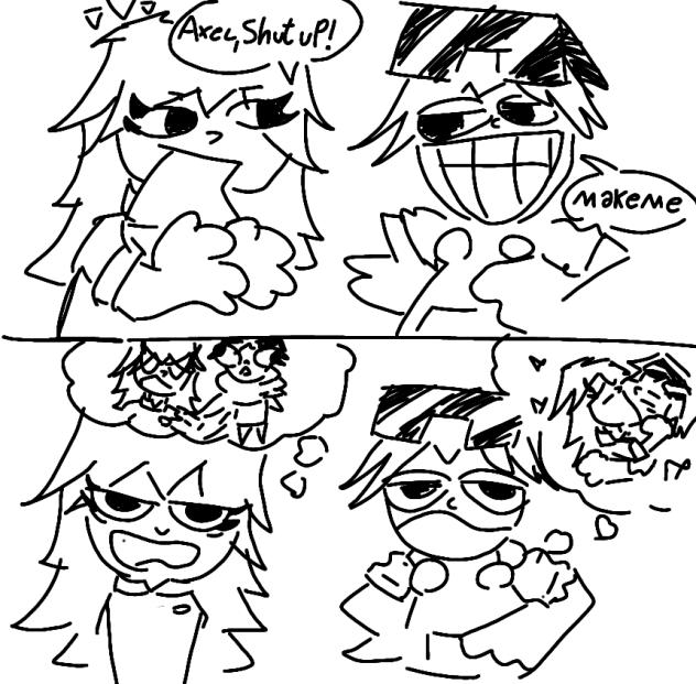 tiny sketch of axel and creta