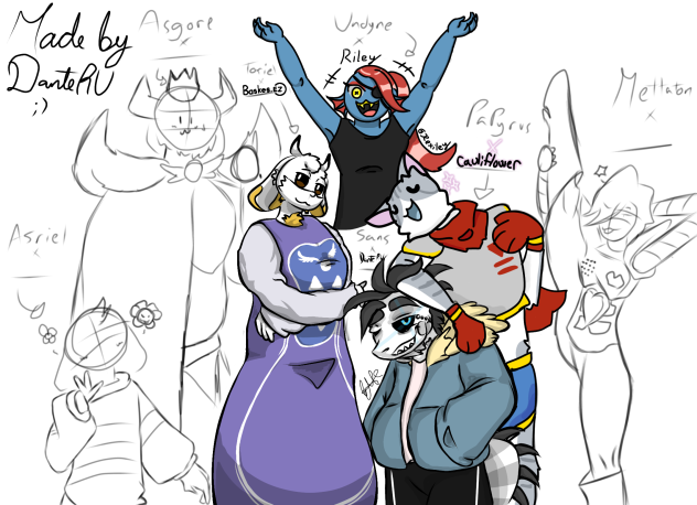 The Undertale oc Collab w friends