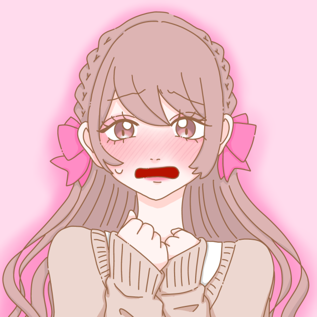 照れてる女の子