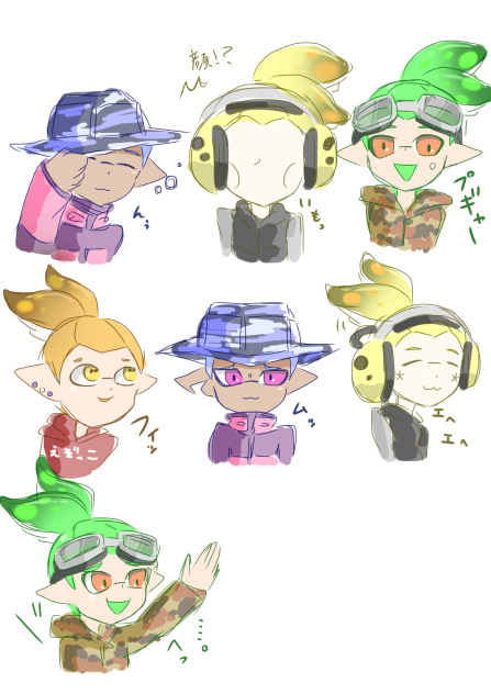 タグの顔文字でキャラ描いてみようってやつ
