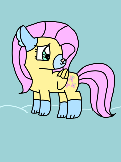 Fluttershy with Snow Cub Costume