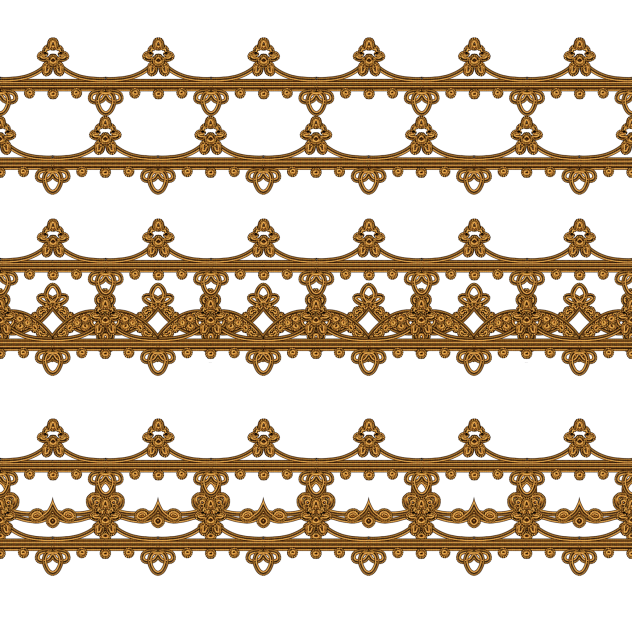 IBM3402 clothes border patterns b