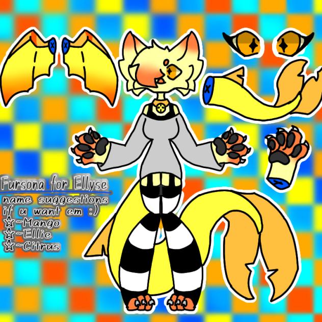 Fursona for Ellyse