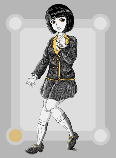 ブレザーの女の子