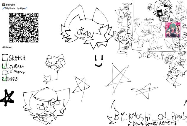 Lineart brush by me! =b